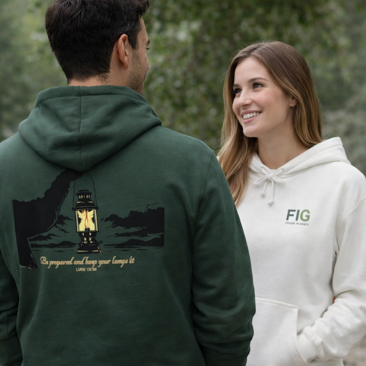 Keep your Lamps Lit Hoodie | Luke 12:35 Premium Fleece