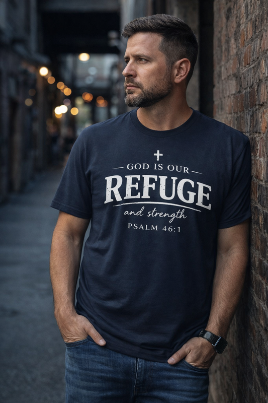 Refuge Classic T Shirt | Psalm 46:1