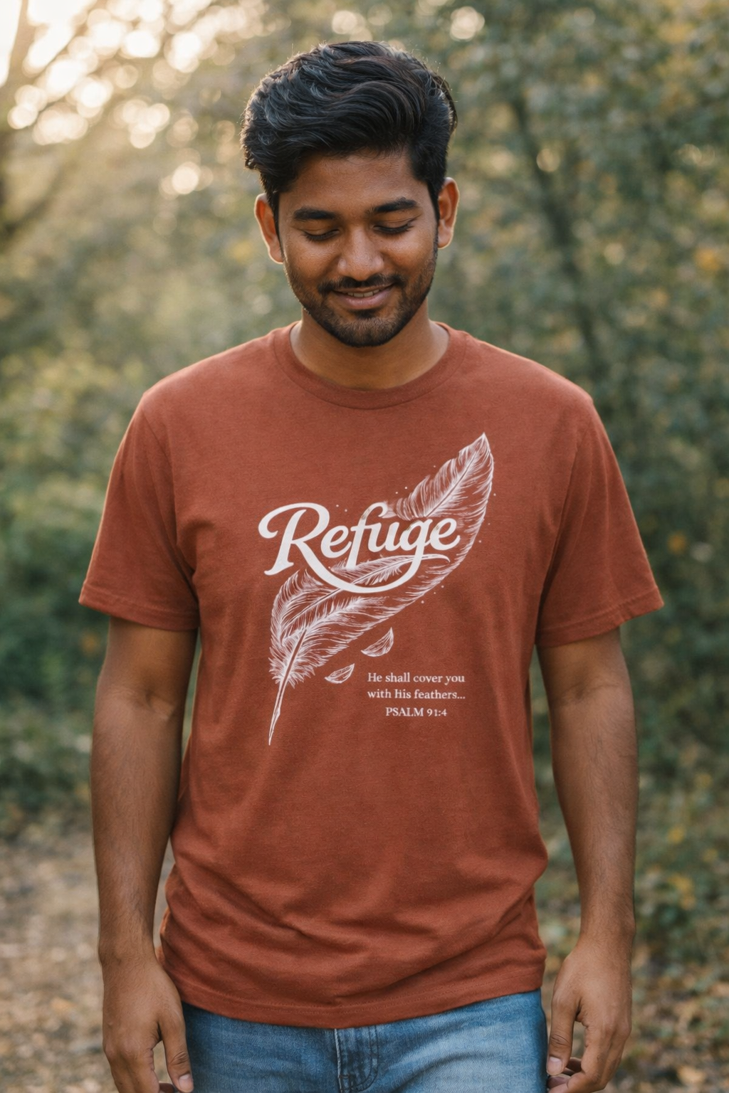 Refuge Feather Classic T Shirt