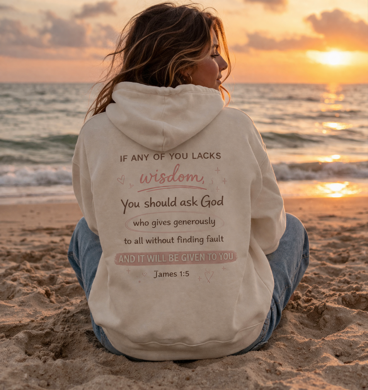 Wisdom James 1:5 Women's Hoodie