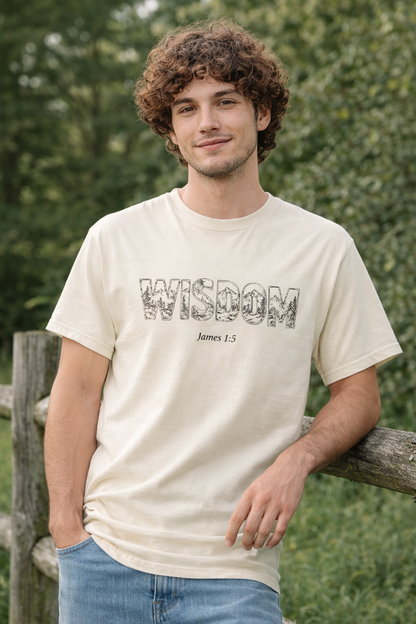 Wisdom-James 1:5 | Premium Comfort Colors T Shirt