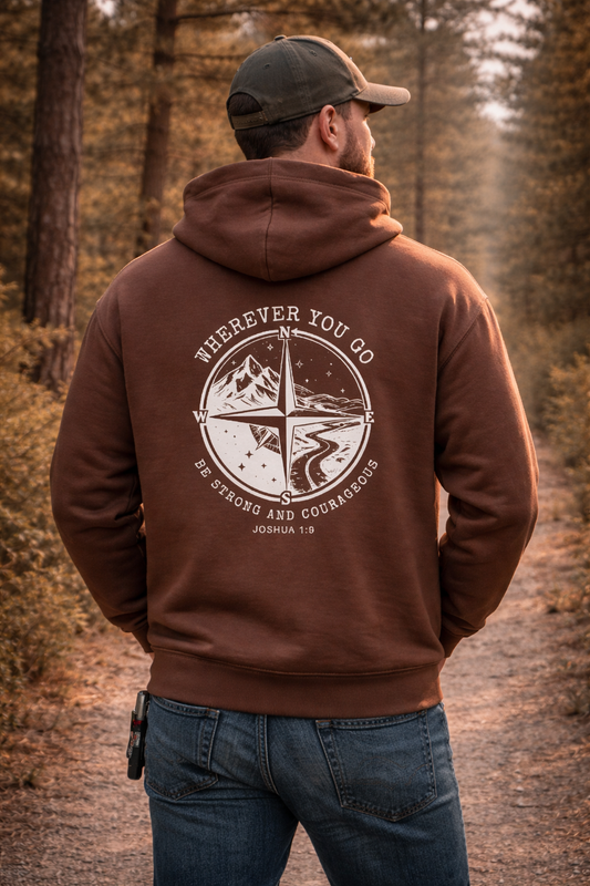 Wherever you Go-WYG | Joshua 1:9 Premium Hoodie