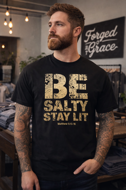 Be Salty Stay Lit | Matthew 5:13 Premium T-shirt
