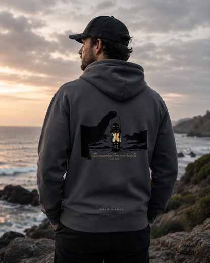 Keep your Lamps Lit | Luke 12:35 Premium Christian Hoodie