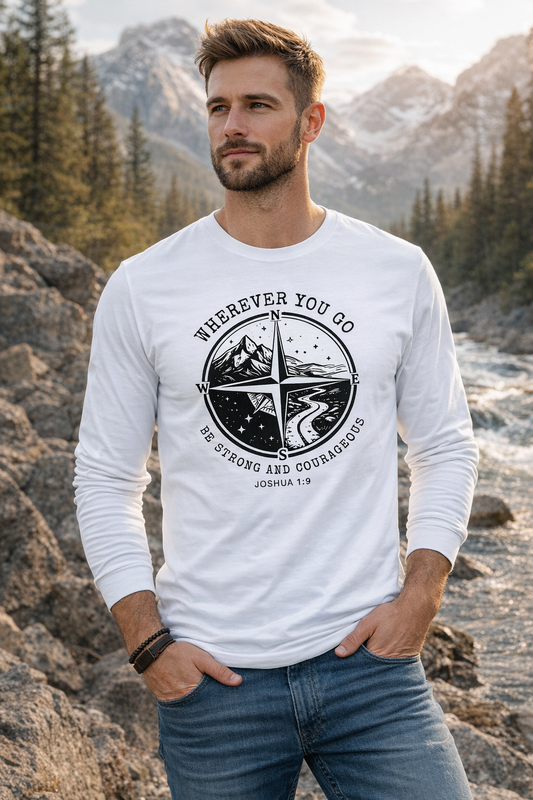 Wherever You Go | Christian Long Sleeve Tee