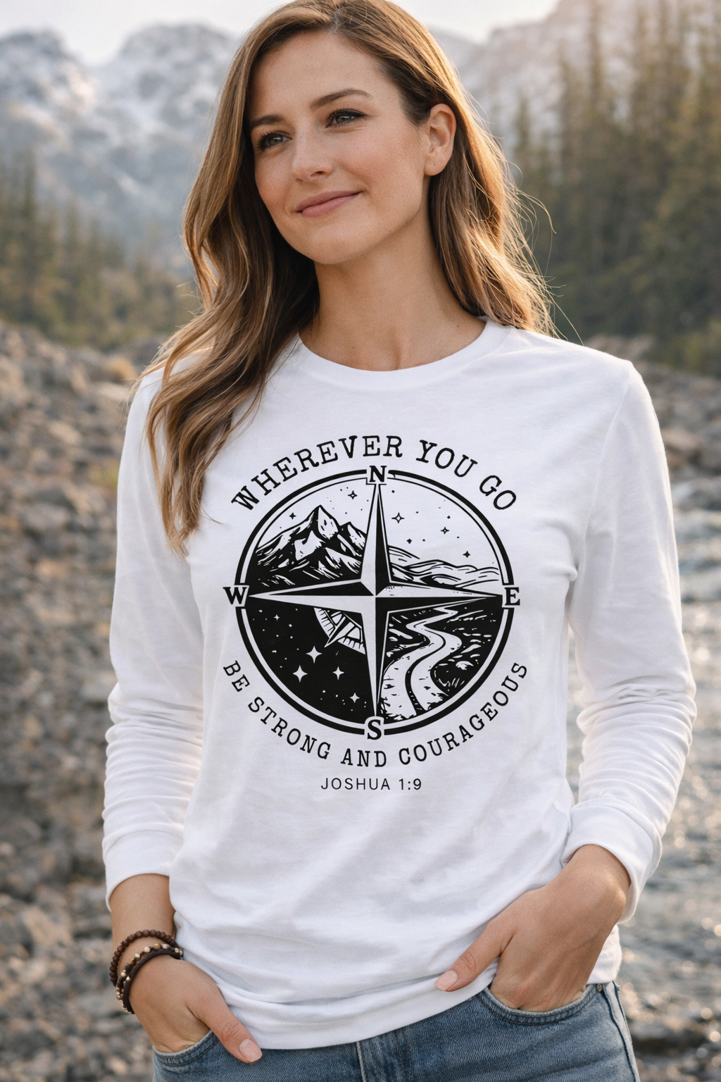 Wherever You Go | Christian Long Sleeve Tee