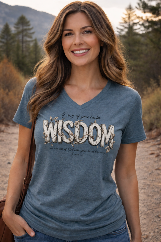 Women’s WISDOM relaxed v-neck t-shirt